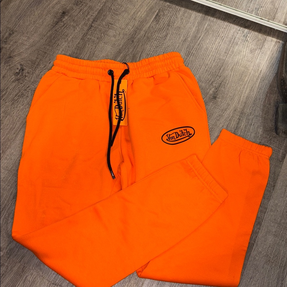 Von Dutch Orange Sweatpants